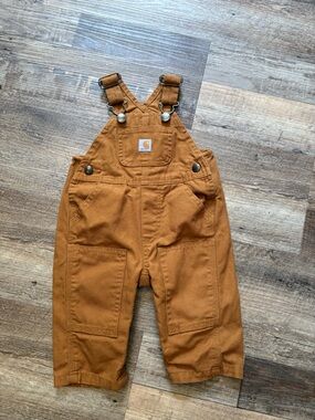 Carhartt baby Brown Duck Overalls